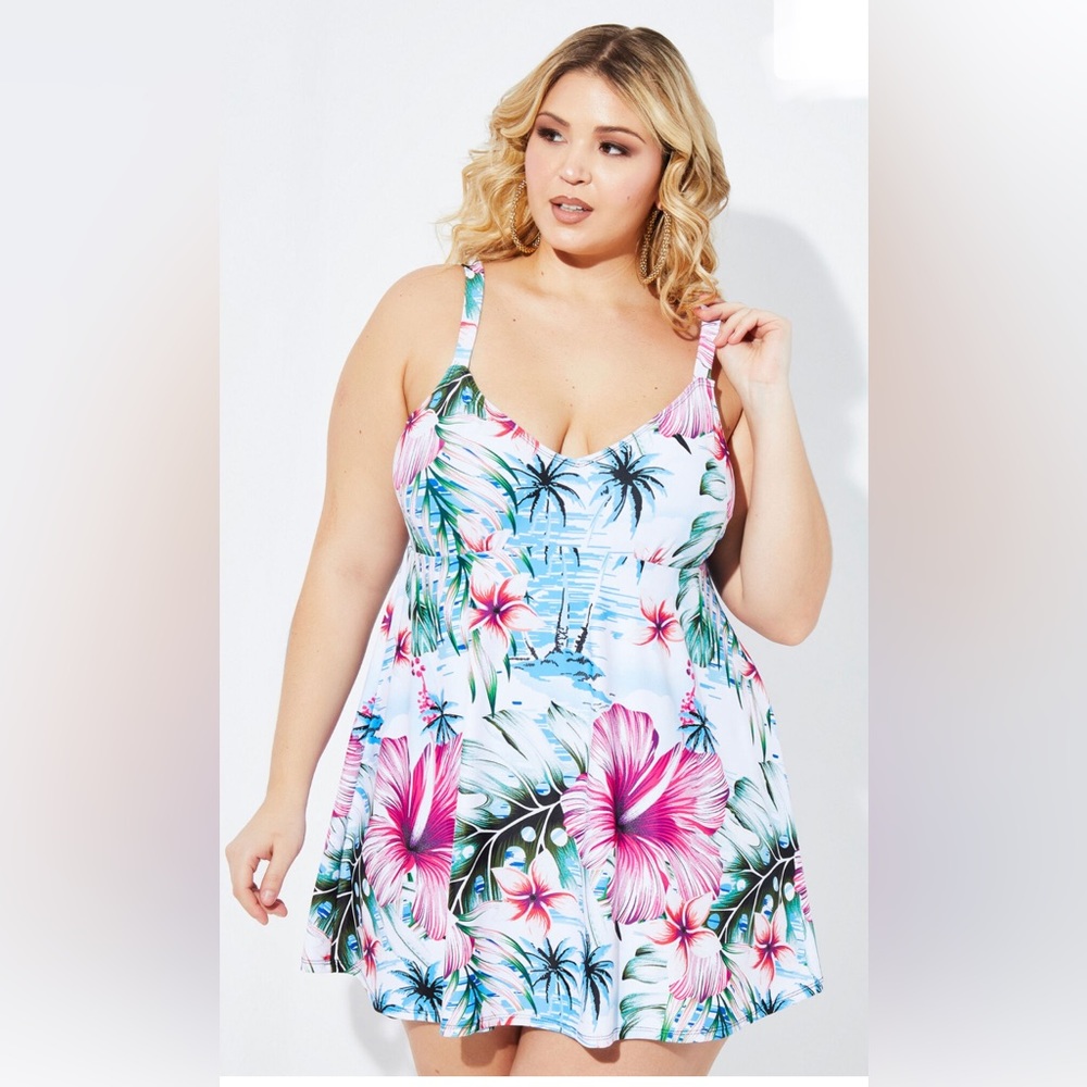 NWT Size 18 Noon Swim one piece swim dress